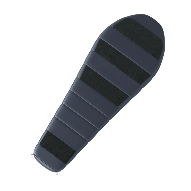 HUSKY Drape sac de dormit puf -20°C, albastru