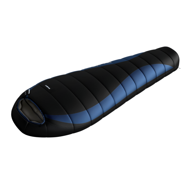 HUSKY Drape sac de dormit puf -20°C, albastru