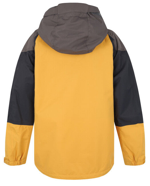 HUSKY Nicker K geacă hardshell pentru copii, gri închis/galben deschis