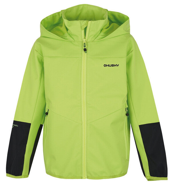 HUSKY Sonny K geacă softshell pentru copii, verde deschis
