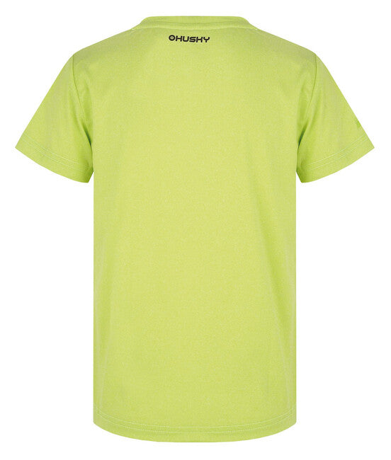 HUSKY Tash K tricou funcțional pentru copii, verde strălucitor