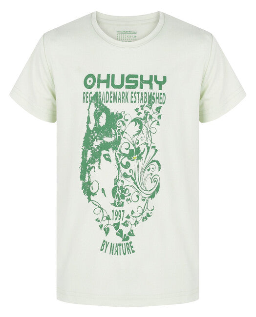 HUSKY Tash K tricou funcțional pentru copii, verde deschis