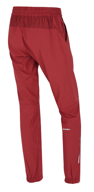 HUSKY Speedy Long pantaloni outdoor pentru femei, bordo închis
