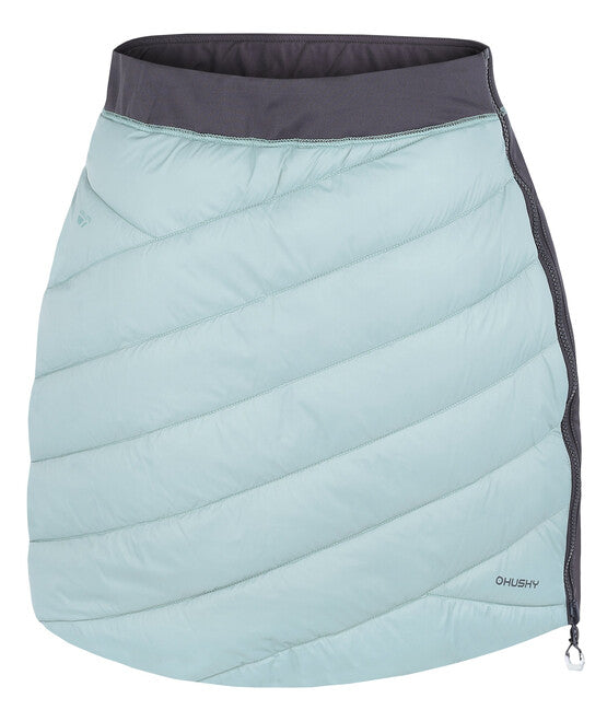 HUSKY Freez fustă de iarnă reversibilă pentru femei, gri verde/gri