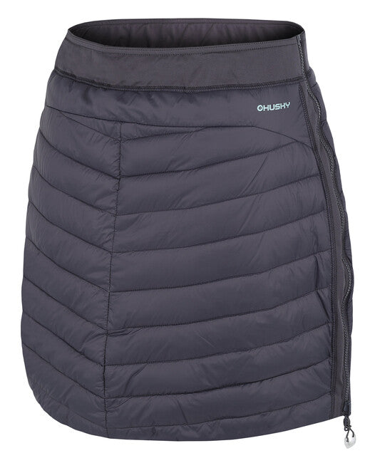 HUSKY Freez fustă de iarnă reversibilă pentru femei, gri verde/gri