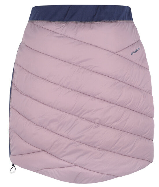 HUSKY Freez fustă de iarnă reversibilă pentru femei, bordo/albastru închis