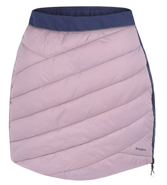 HUSKY Freez fustă de iarnă reversibilă pentru femei, bordo/albastru închis
