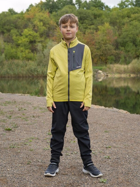 HUSKY Ane K hanorac cu fermoar pentru copii, verde lime