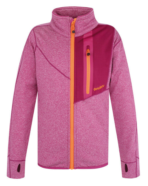 HUSKY Ane K hanorac cu fermoar pentru copii, magenta