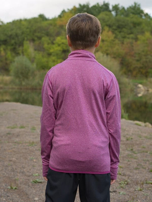HUSKY Ane K hanorac cu fermoar pentru copii, magenta