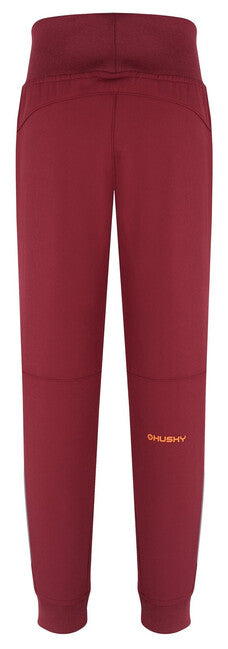 HUSKY Kanto K pantaloni softshell pentru copii, bordo