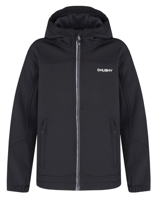 HUSKY Simbo K geacă softshell pentru copii, neagră
