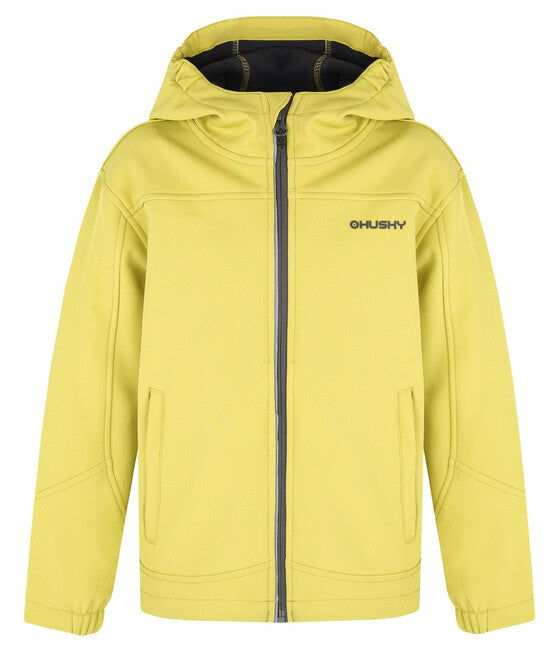 HUSKY Simbo K geacă softshell pentru copii, verde lime