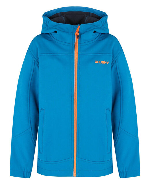 HUSKY Simbo K geacă softshell pentru copii, albastră