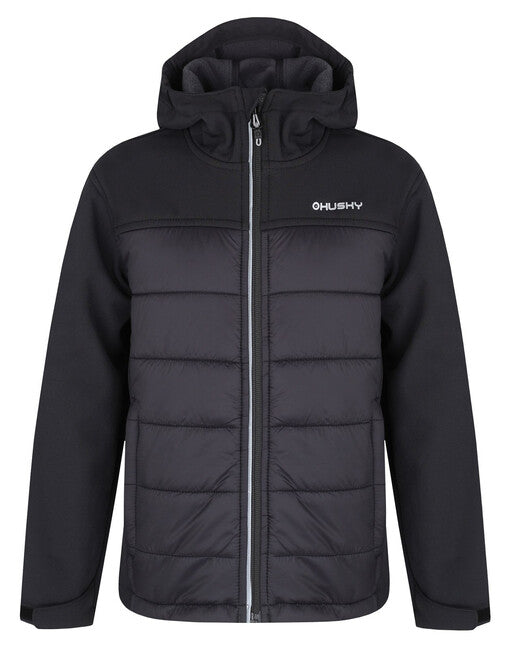 HUSKY Swany K geacă softshell căptuțită pentru copii, neagră