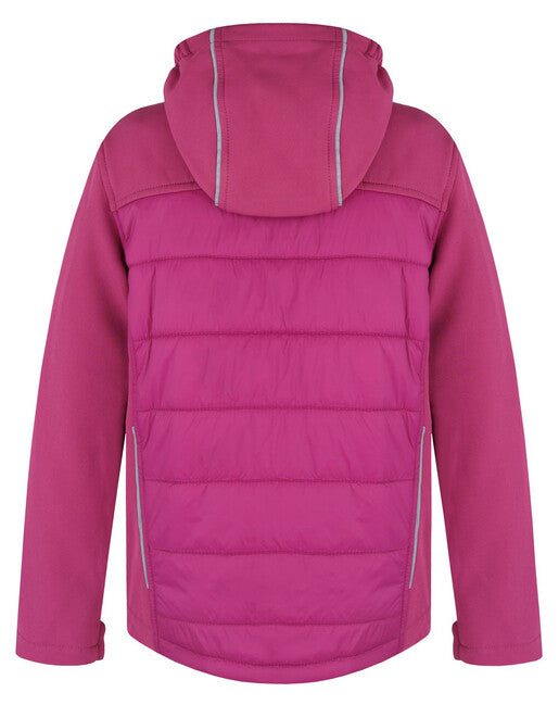 HUSKY Swany K geacă softshell căptuțită pentru copii, magenta închis