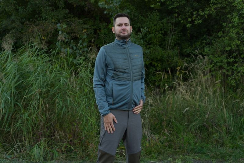 HUSKY Airy hanorac pentru bărbați, dk. grey green