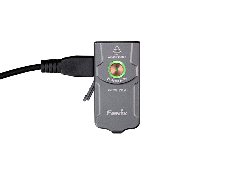 Fenix E03R V2.0 lanternă reîncărcabilă, albastră