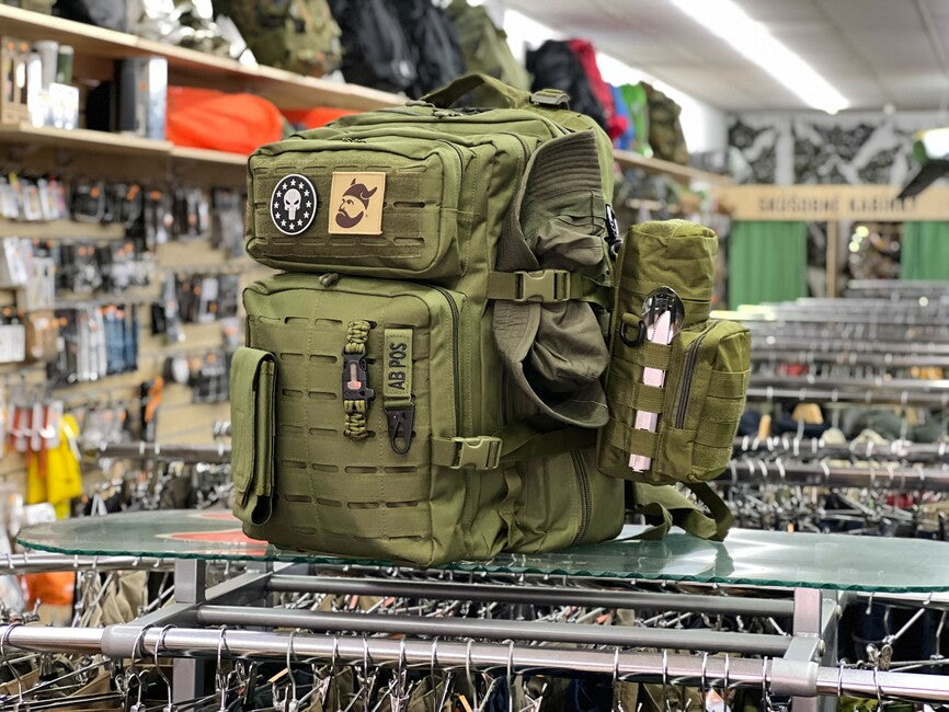 WARAGOD Soldat rucsac assault 45L, negru