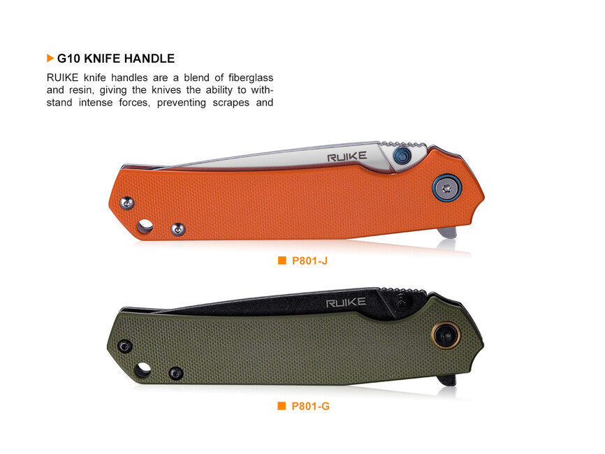 Ruike P801 briceag, verde