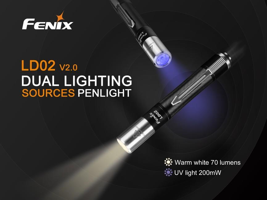 Fenix LD02 High CRI + UV lanternă