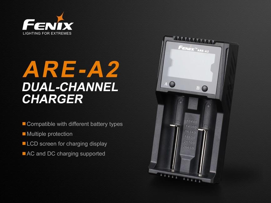 Fenix ARE-A2 încărcător (Li-ion, NiMH)