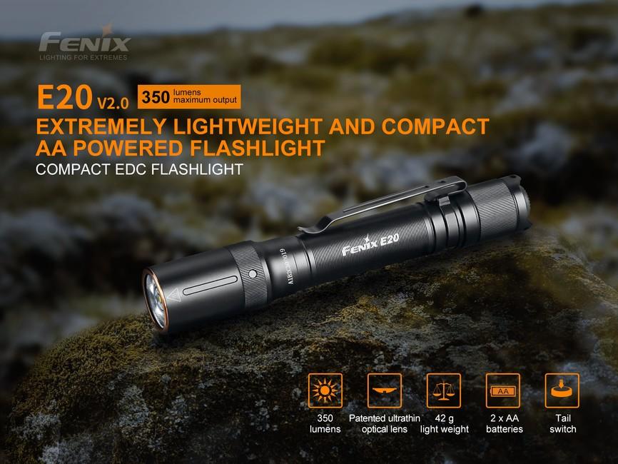 Fenix E20 V2.0 lanternă