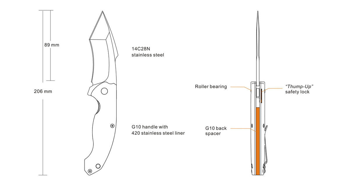 Ruike P851-B briceag