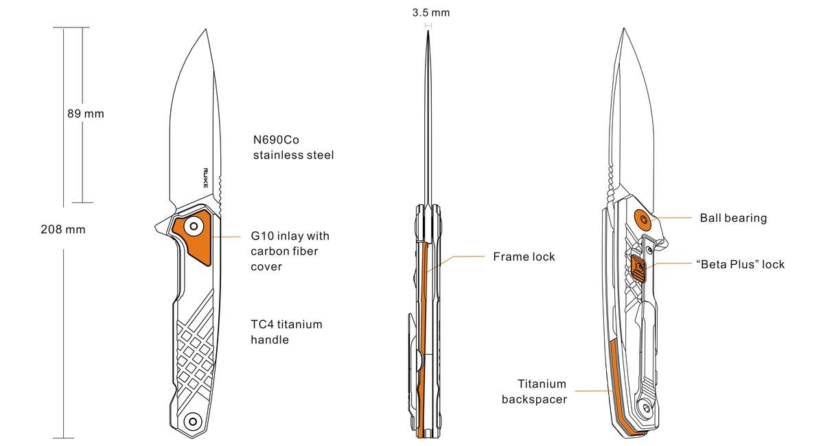 Ruike M875-TZ briceag