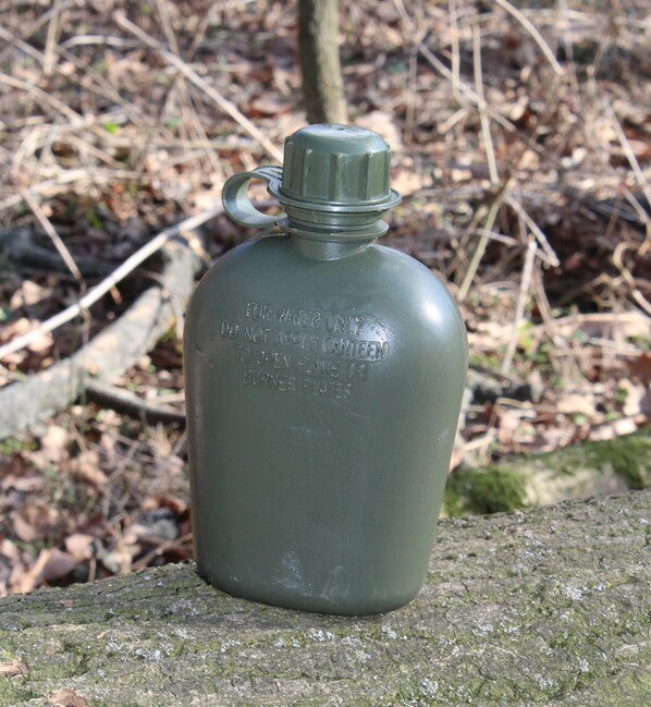MFH sticlă din plastic, 1l, oliv