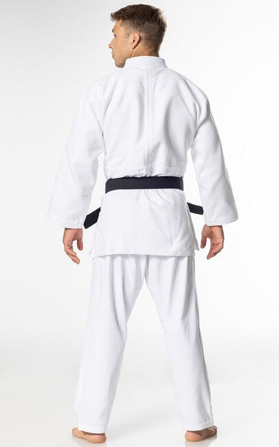 Mizuno Yusho III IJF kimono judo 750g, alb
