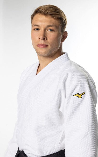 Mizuno Yusho III IJF kimono judo 750g, alb