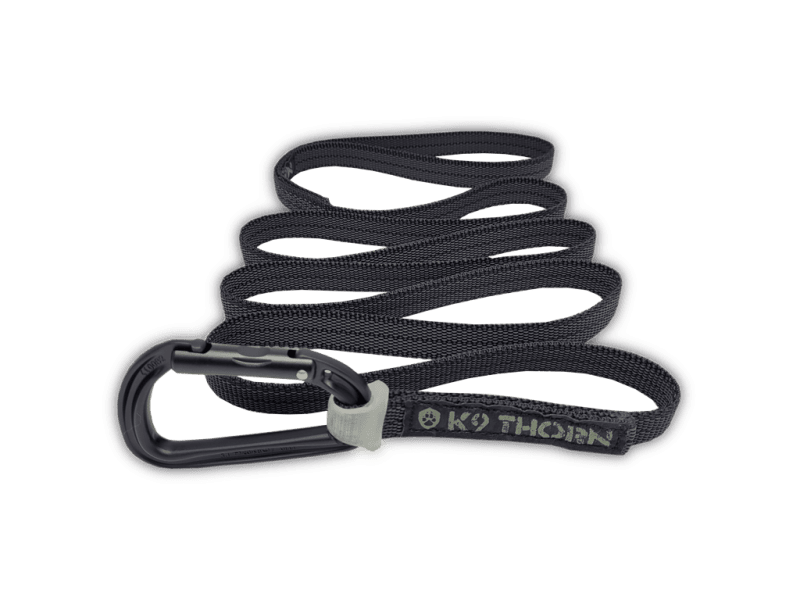 K9 Thorn Express lesă antiderapantă 100cm, neagră