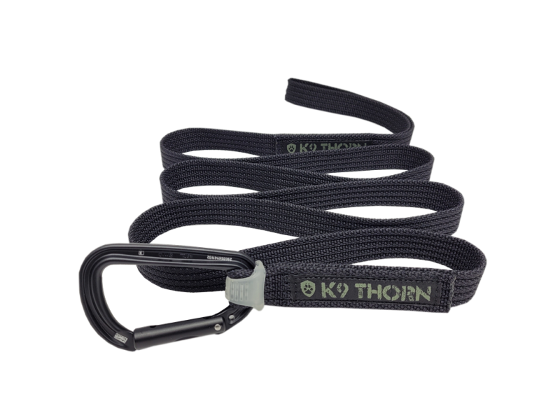 K9 Thorn lesă Express, neagră, 100 cm