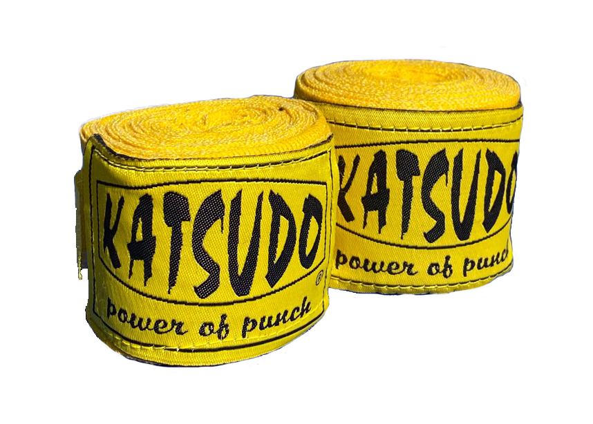 Katsudo Path bandă elastică de box, galbenă