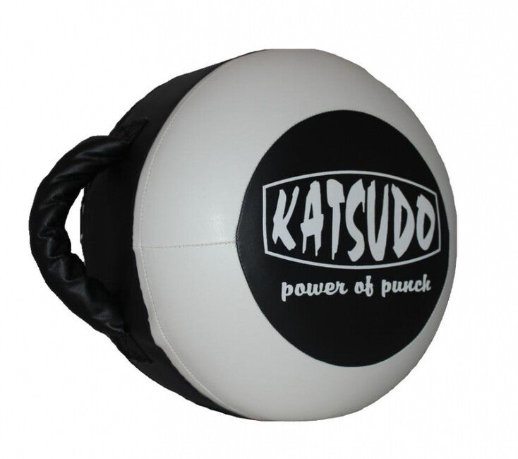 Katsudo Round 1 makiwara de box, alb negru
