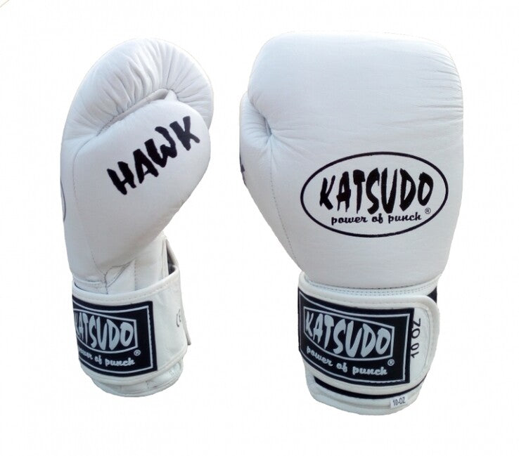 Katsudo Hawk mănuși de box, albe