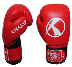 Katsudo Champion IV mănuși de box, roșii