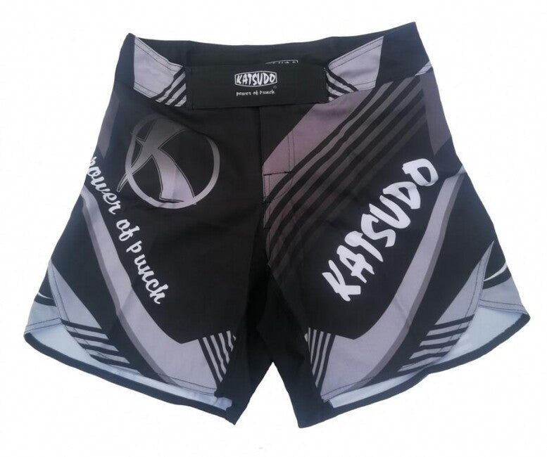 Katsudo Cage pantaloni scurți MMA, negri