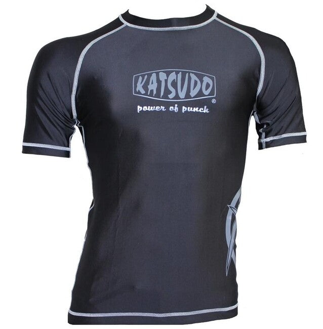 Katsudo Virago tricou funcțional cu mânecă scurtă, negru