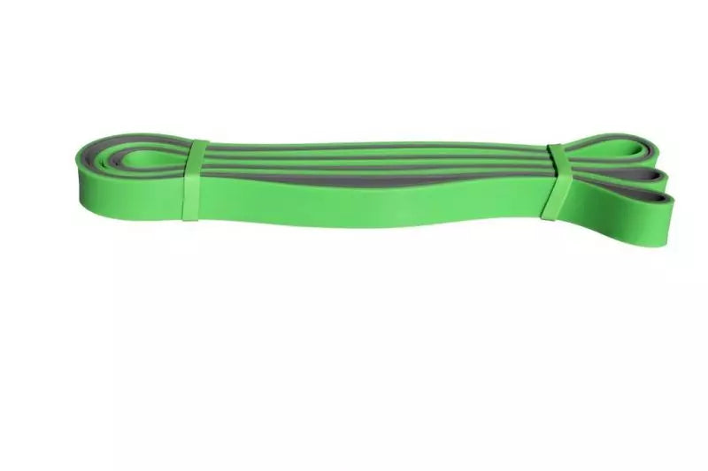Katsudo Flexband bandă elastică medie de antrenament, verde-gri
