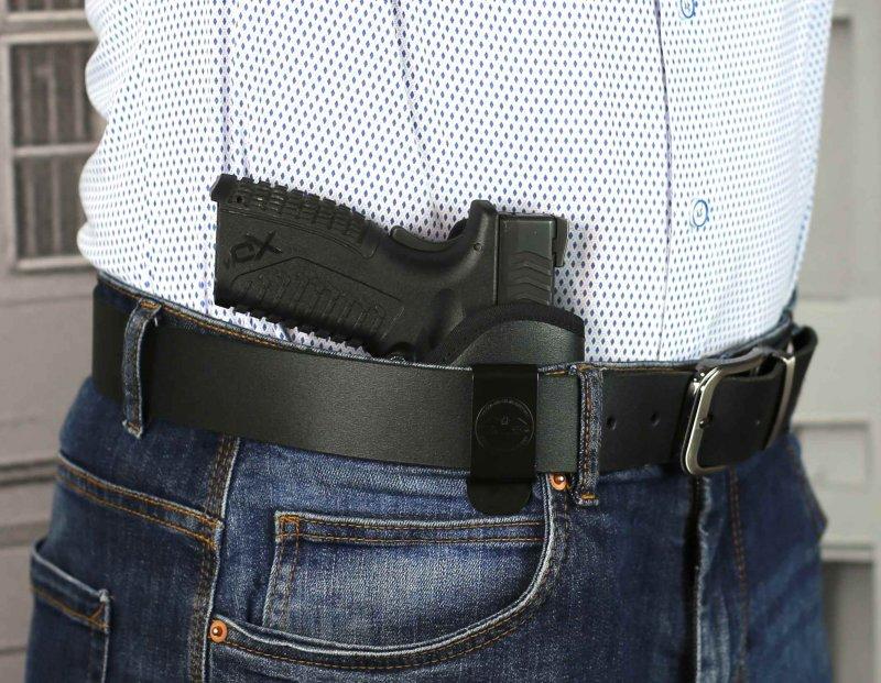 Falco Smith HK P30 IWB husă din nylon pentru purtare în interior pantaloni, neagră, dreapta