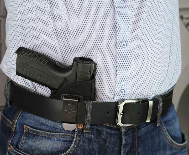 Falco toc pentru purtare ascunsă CZ 75 Compact nylon, negru, dreapta