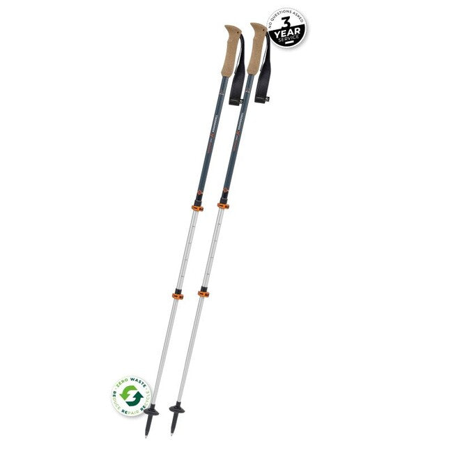 Komperdell Ridgehiker Cork Powerlock bețe de trekking cu sistem de absorbție Antishock