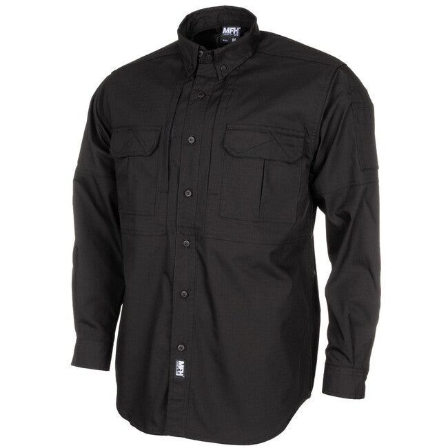 MFH Professional Attack tricou cu mânecă lungă tratat cu teflon, negru