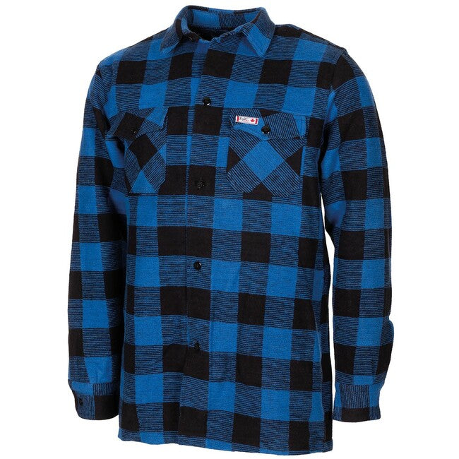Fox Outdoor cămașă de lemnă flanelă, albastră-negru