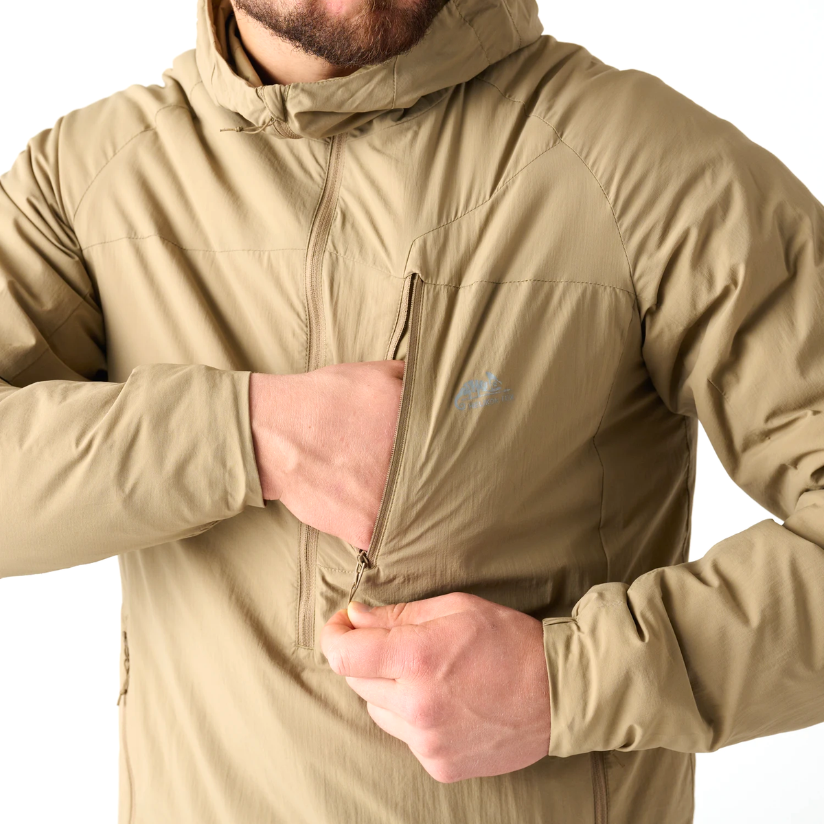 Helikon-Tex Wolfhound Hoodie Lite prechodná bunda, khaki