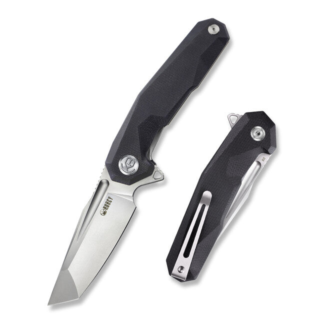 KUBEY Carve briceag Black G10 (D2)