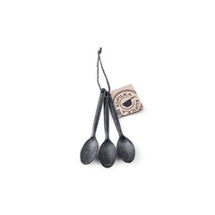 KUPILKA 3 set linguri de ceai 3buc, negru
