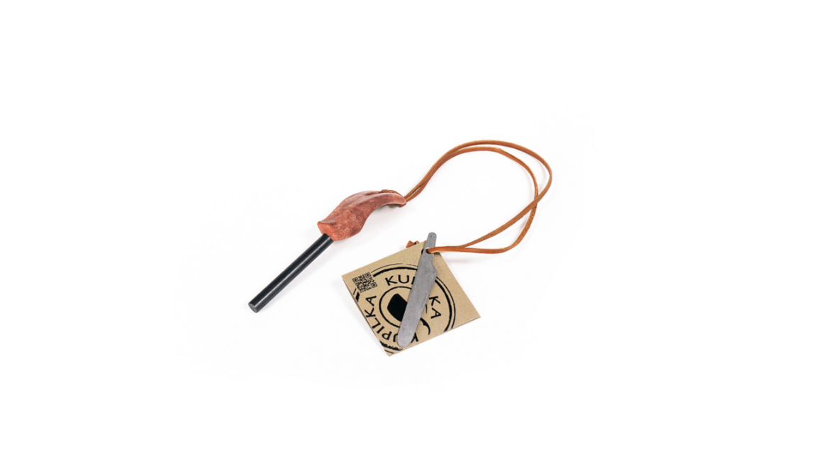 Kupilka FS8R Firesteel 8 amnar Red, 124 mm, roșu